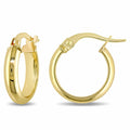 Miadora 10K Yellow Gold Italian Hoop Earrings