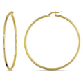 Miadora 10K Yellow Gold Italian 55Mm Hoop Earrings