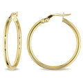 Miadora 10K Yellow Gold Italian Hoop Earrings