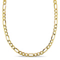 Miadora 10K Yellow Gold Mens 20 Inch Figaro Link Necklace