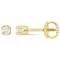 Miadora 14K Gold 1 10Ct Tdw Diamond Stud Earrings