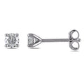 Miadora 14K Gold 1 3Ct Tdw Diamond Round Solitaire Classic Stud Earrings