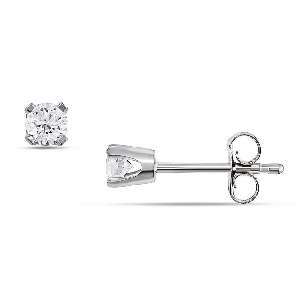 Miadora 14K Gold 1 5Ct Tdw Round Diamond Stud Earrings
