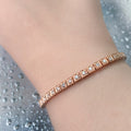 Miadora 14K Rose Gold 1 1 4Ct Tdw Diamond Tennis Bracelet