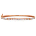 Miadora 14K Rose Gold 2 1 3Ct Tdw Diamond Tennis Stackable Bangle
