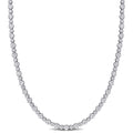 Miadora 14K White Gold 6 3 4Ct Tdw Diamond Graduated Tennis Necklace