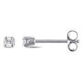 Miadora 14K White Or Yellow Gold 1 10Ct Tdw Round Diamond Stud Earrings