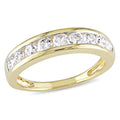 14K Yellow Gold 3 4Ct Tdw Channel Set Diamond Anniversary Bandby The Miadora Signature Collection
