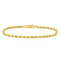 Miadora 14K Yellow Gold 7.25 Inch Rope Chain Bracelet