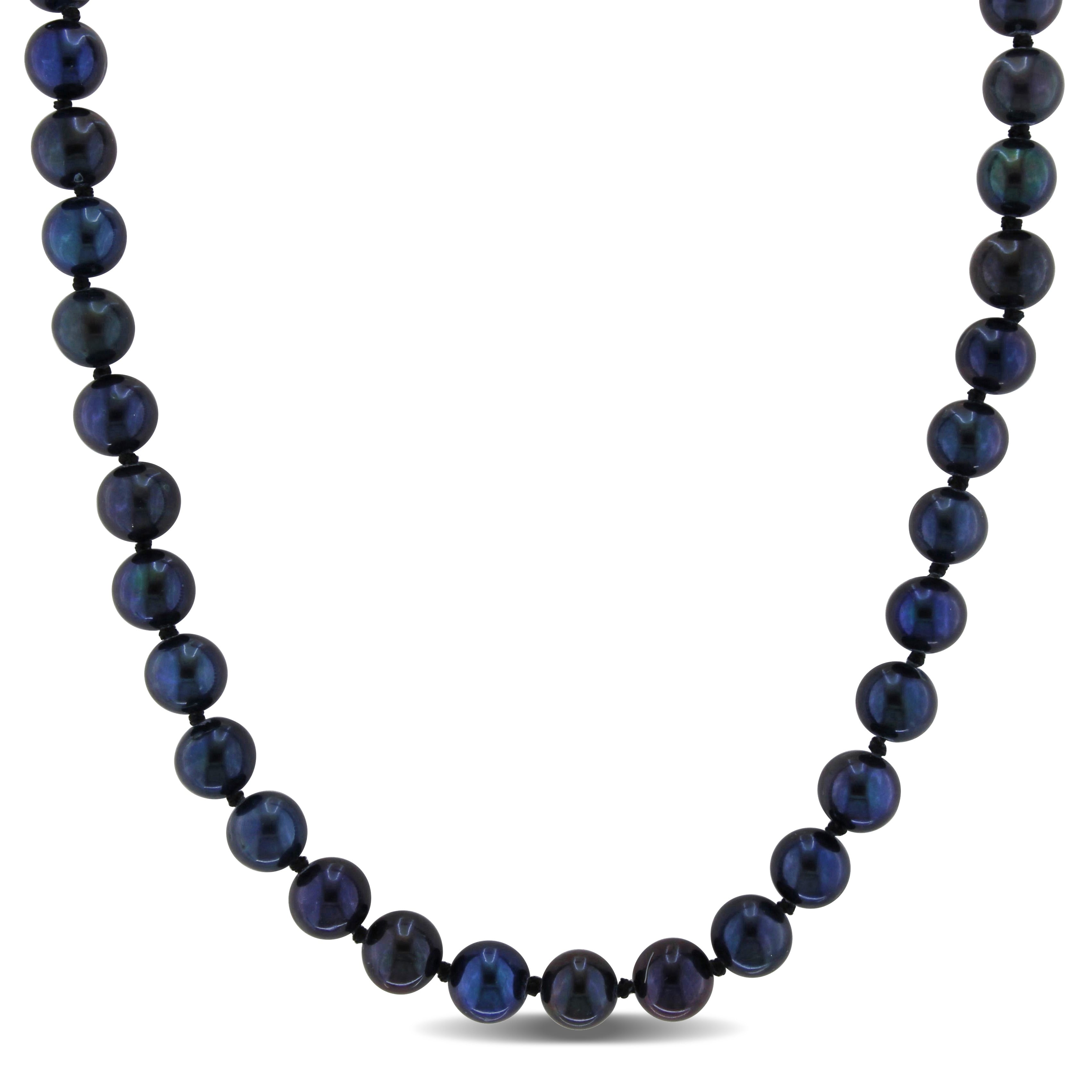 Miadora Cultured Freshwater Pearl Necklace With Sterling Silver Clasp