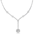 Miadora Signature Collection 14K White Gold 1 4 5Ct Tdw Diamond Flower Necklace