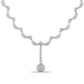 Miadora Signature Collection 14K White Gold 2 3 4Ct Tdw Diamond Necklace
