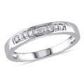 Miadora Sterling Silver 1 10Ct Tdw Diamond Anniversary Band