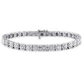 Miadora Sterling Silver 1 2Ct Tdw Diamond Tennis Bracelet