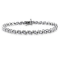 Miadora Sterling Silver 1Ct Tdw Diamond Tennis Bracelet Sterling Silver