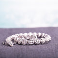 Miadora Sterling Silver 1Ct Tdw Diamond Tennis Link Bracelet