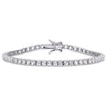 Miadora Sterling Silver Cubic Zirconia Tennis Bracelet