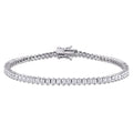 Miadora Sterling Silver Cubic Zirconia Tennis Bracelet