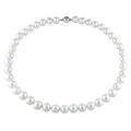 Miadora White Cultured Freshwater Pearl 18 Inch Necklace 10 11 Mm