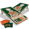 Miami Hurricanes Ncaa 2X4 Professional Cornhole Board Set
