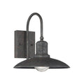 Mica 1 Light Outdoor Wall Lantern In Artisan Rust