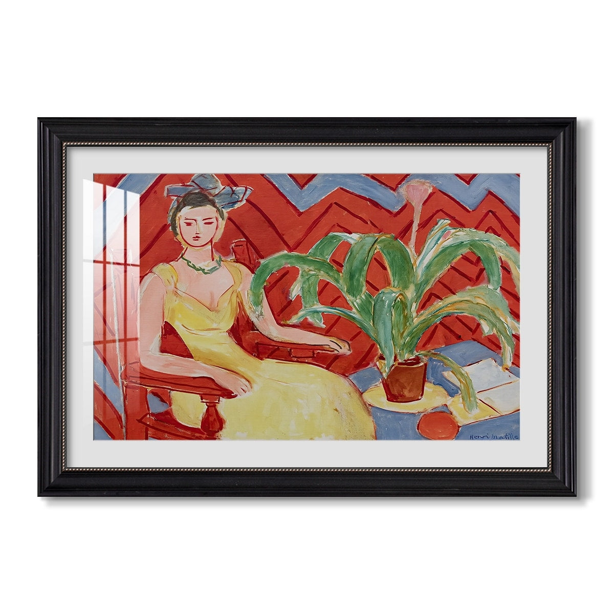 Michaella 1943 Henri Matisse Custom Framed Print