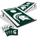 Michigan State Spartans Ncaa Compact 2X3 Tailgate Cornhole Board Set