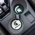 Michigan State University 4 Piece Ceramic Car Coaster Set