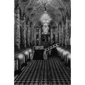 Michigan Theatre Black And White Gallery Wrapped Canvas