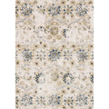 Microfiber Verona Ivory Multi Floral Rug 5 X 76