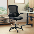 Porch Den Buckhaven Mid Back Mesh Drafting Chair