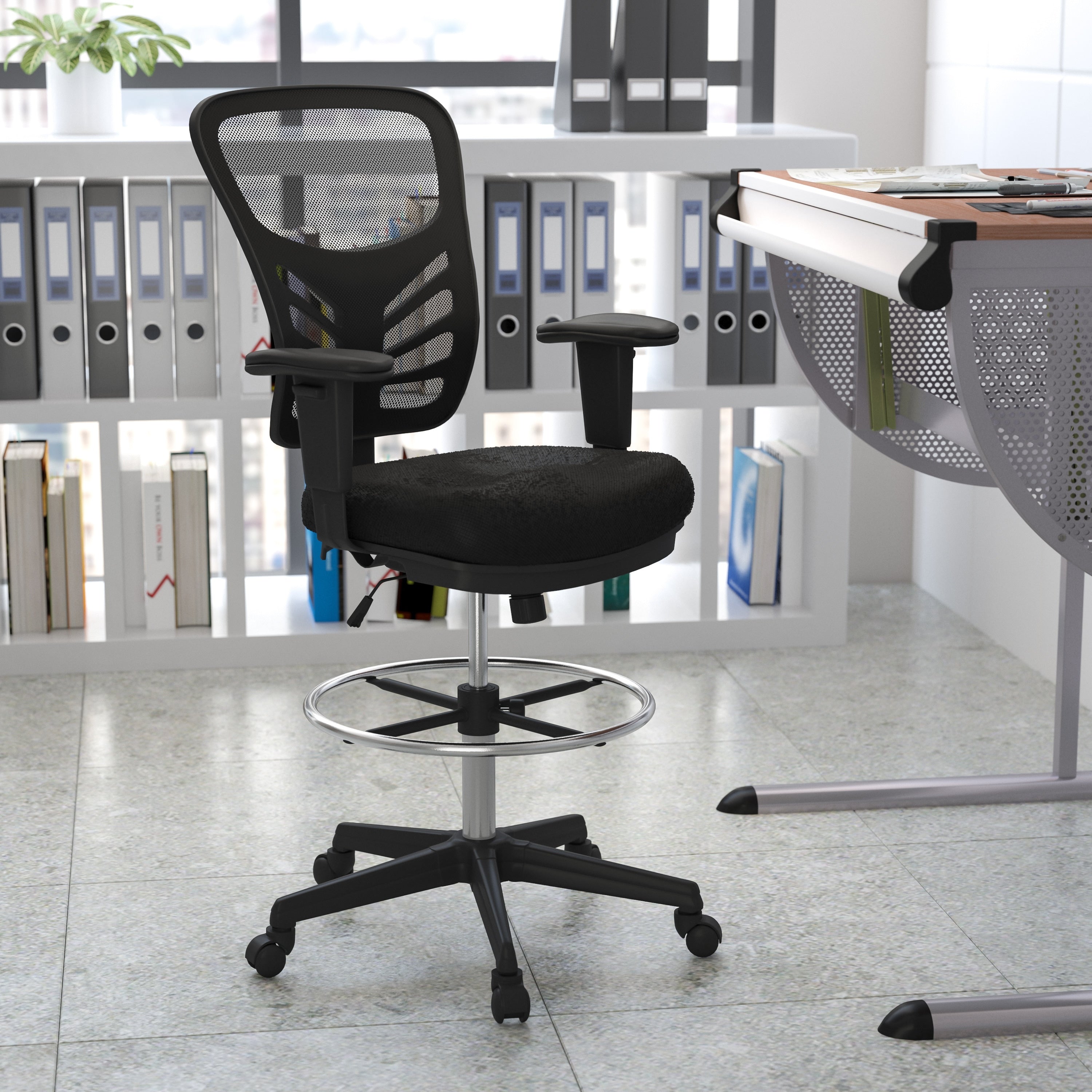 Mid Back Mesh Drafting Chair