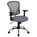Mid Back Mesh Office Chair With Finished Base