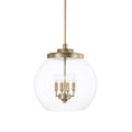 Capital Lighting Mid Century Collection 4 Light Aged Brass Pendant