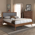 Carson Carrington Ulas Mid Century Fabric Platform Bed