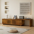 Mid Century Modern 63 Extendable Tv Stand For Tvs Up To 75 Media Console Tv Cabinet With Large Storage For Living Room