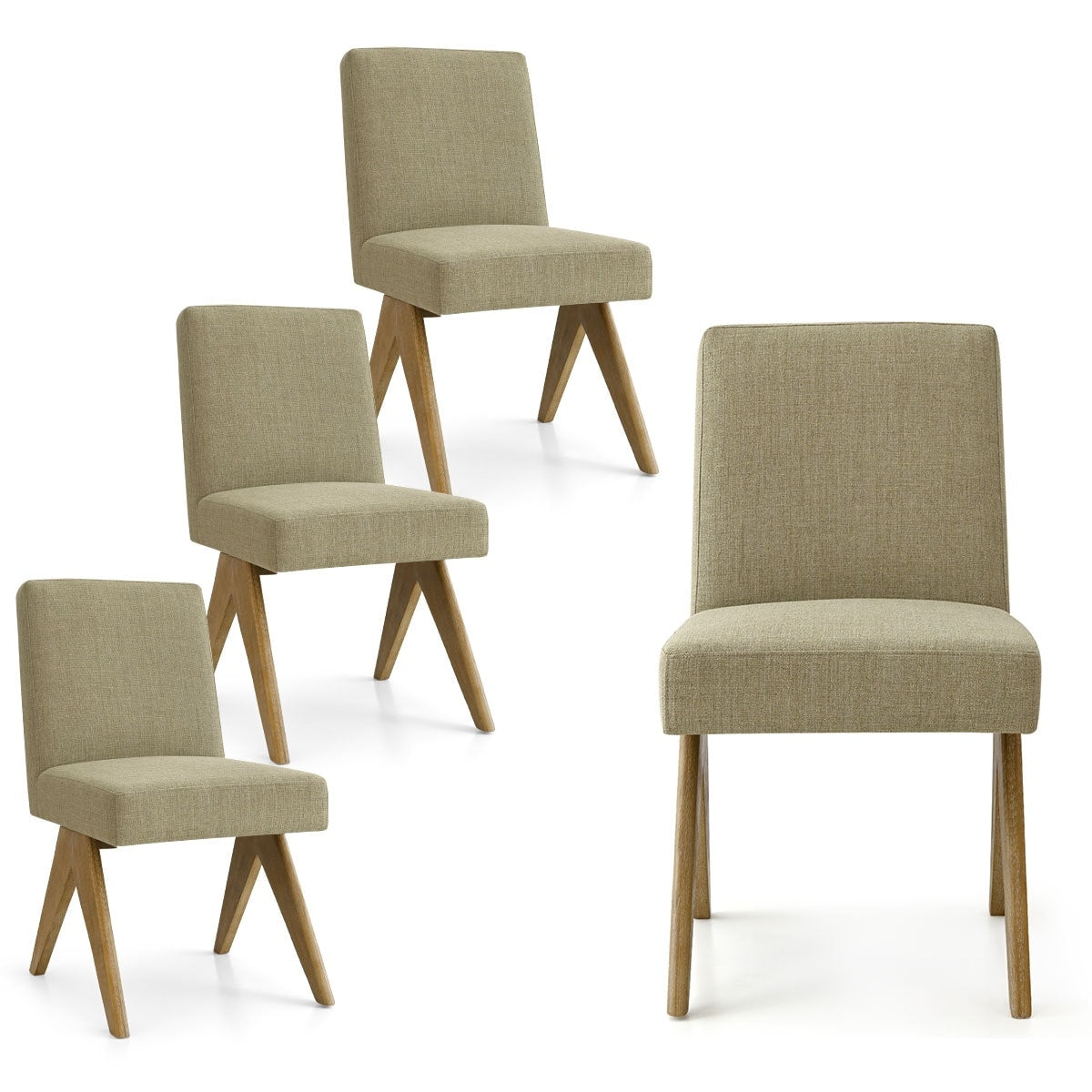 Mid Century Modern Dining Chair Set Of 4