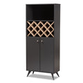 Mid Century Wine Cabinet By Baxton Studio