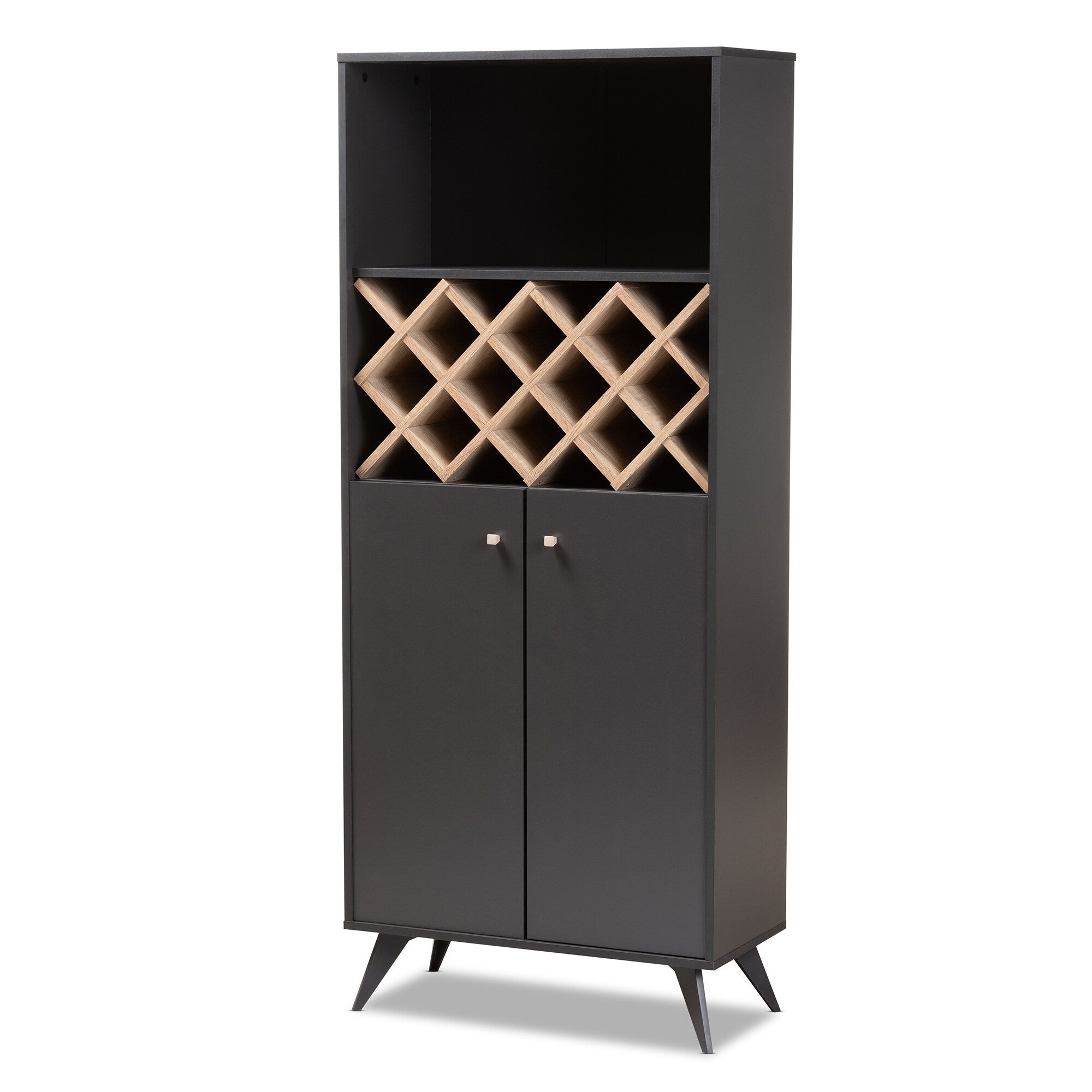 Mid Century Wine Cabinet By Baxton Studio
