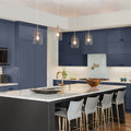 Modern Seeded Glass Island Pendant Gold Metal Hanging Ceiling Lighting For Dining Room D 5 H 8.7