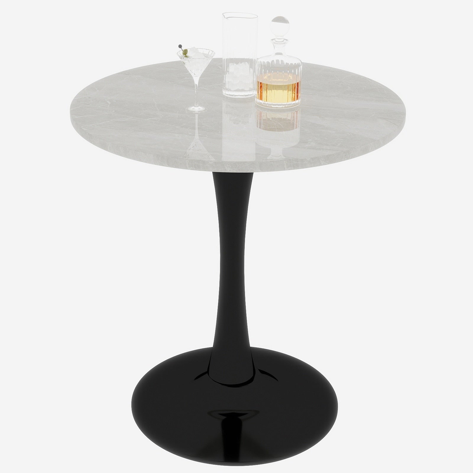 Mid Century Modern Style Dining Table Accommodates 2 Or 4 People