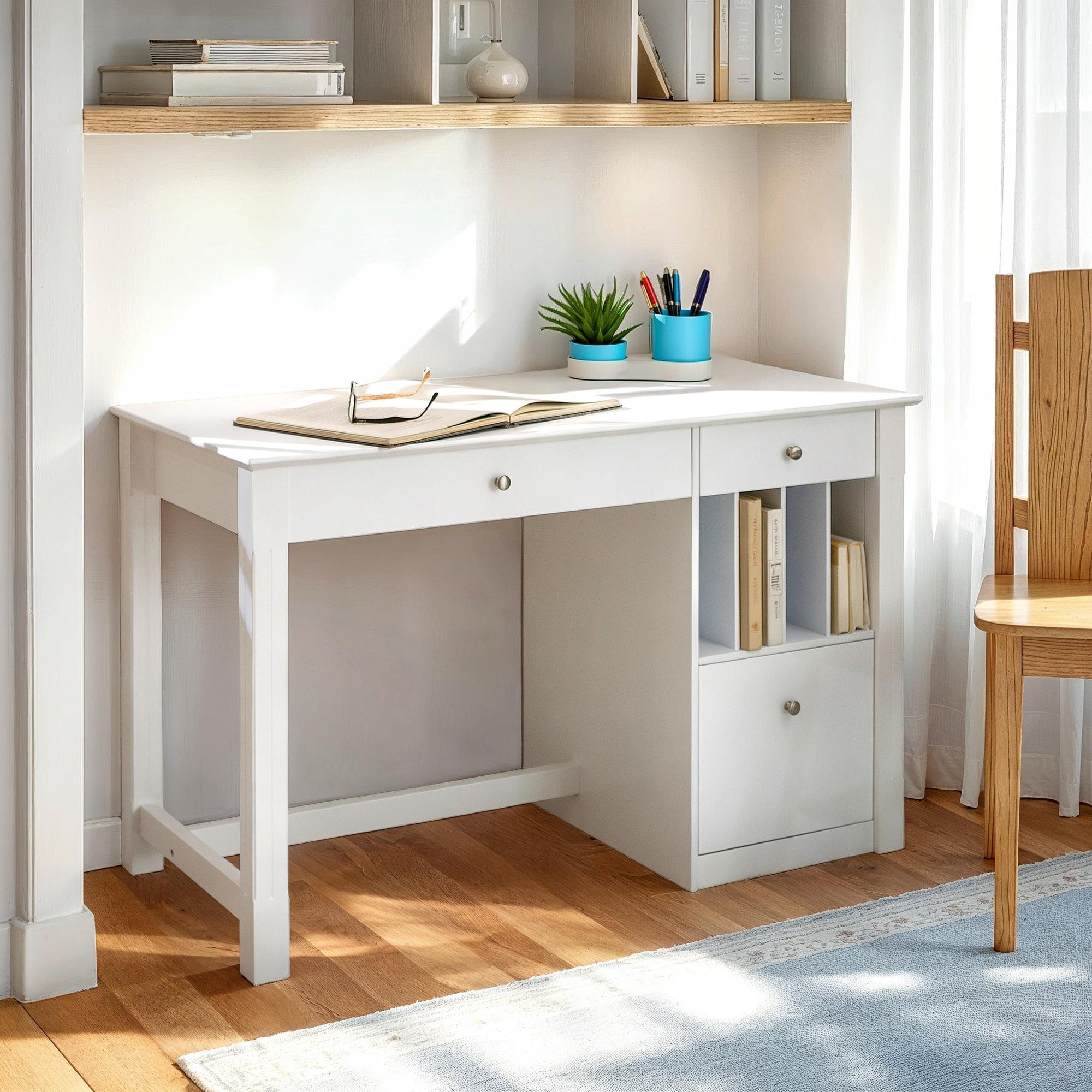 48 Computer Desk White