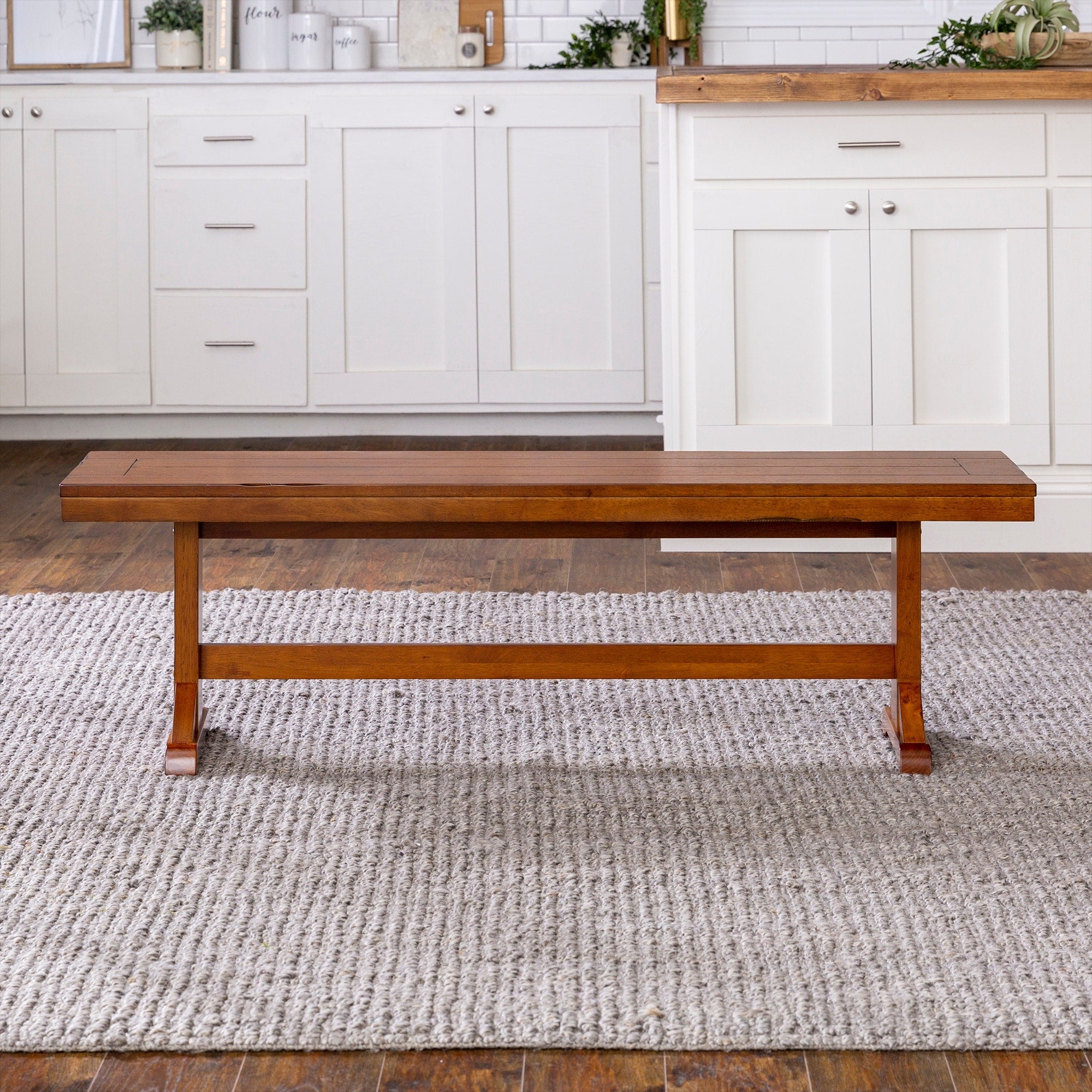 60 Dining Bench Black 60 X 14 X 18H