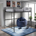 Black Metal Full Loft Bed