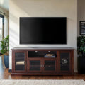 70 Highboy Tv Stand Console Espresso 70 X 16 X 30H