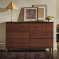 Taylor Olive Elbow 6 Drawer Solid Wood Dresser