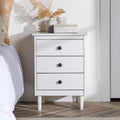 Taylor Olive Bullrushes 3 Drawer Solid Wood Nightstand