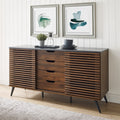 Middlebrook Designs Sliding Slat Door Sideboard