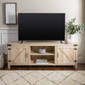 The Gray Barn Kujawa 70 Inch Barn Door Tv Stand Console 70 X 16 X 24H