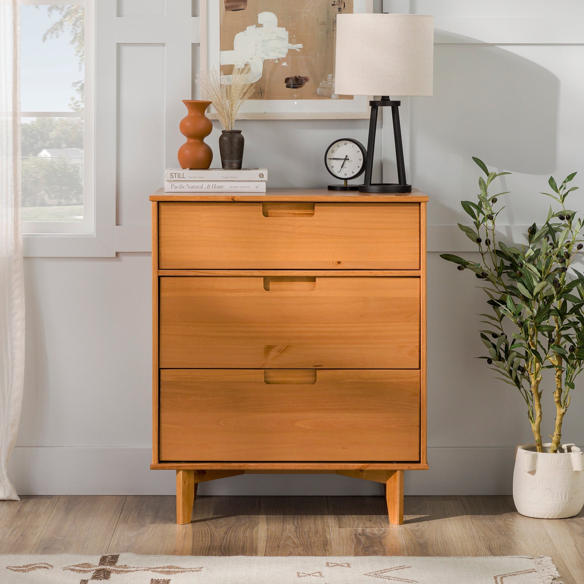 Mid Century 3 Drawer Chest